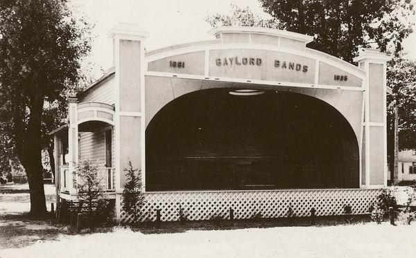 Gaylord Band Stand (newer photo)
